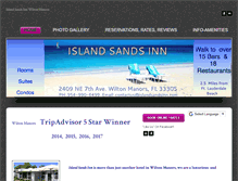 Tablet Screenshot of islandsandsinn.com